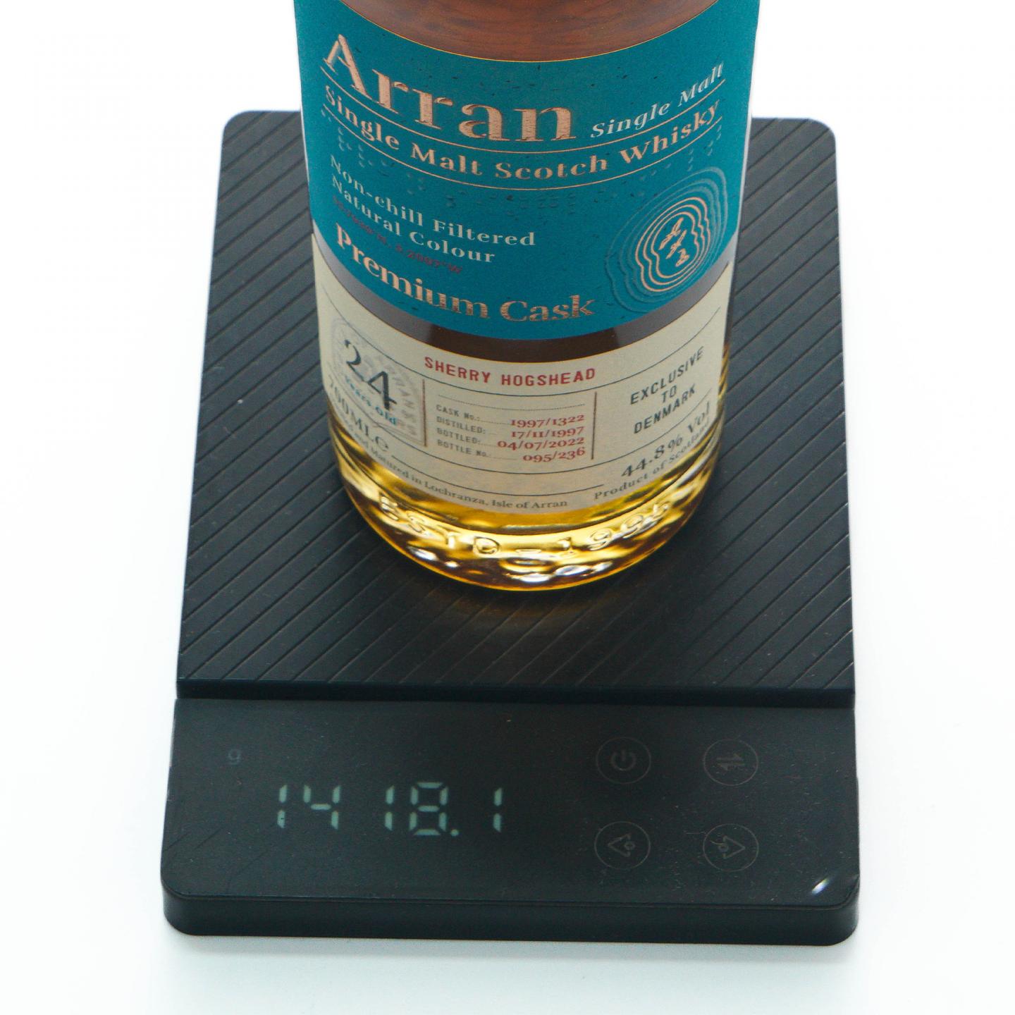 Arran 艾伦 24年 1997-2022 雪莉桶#1997/1322