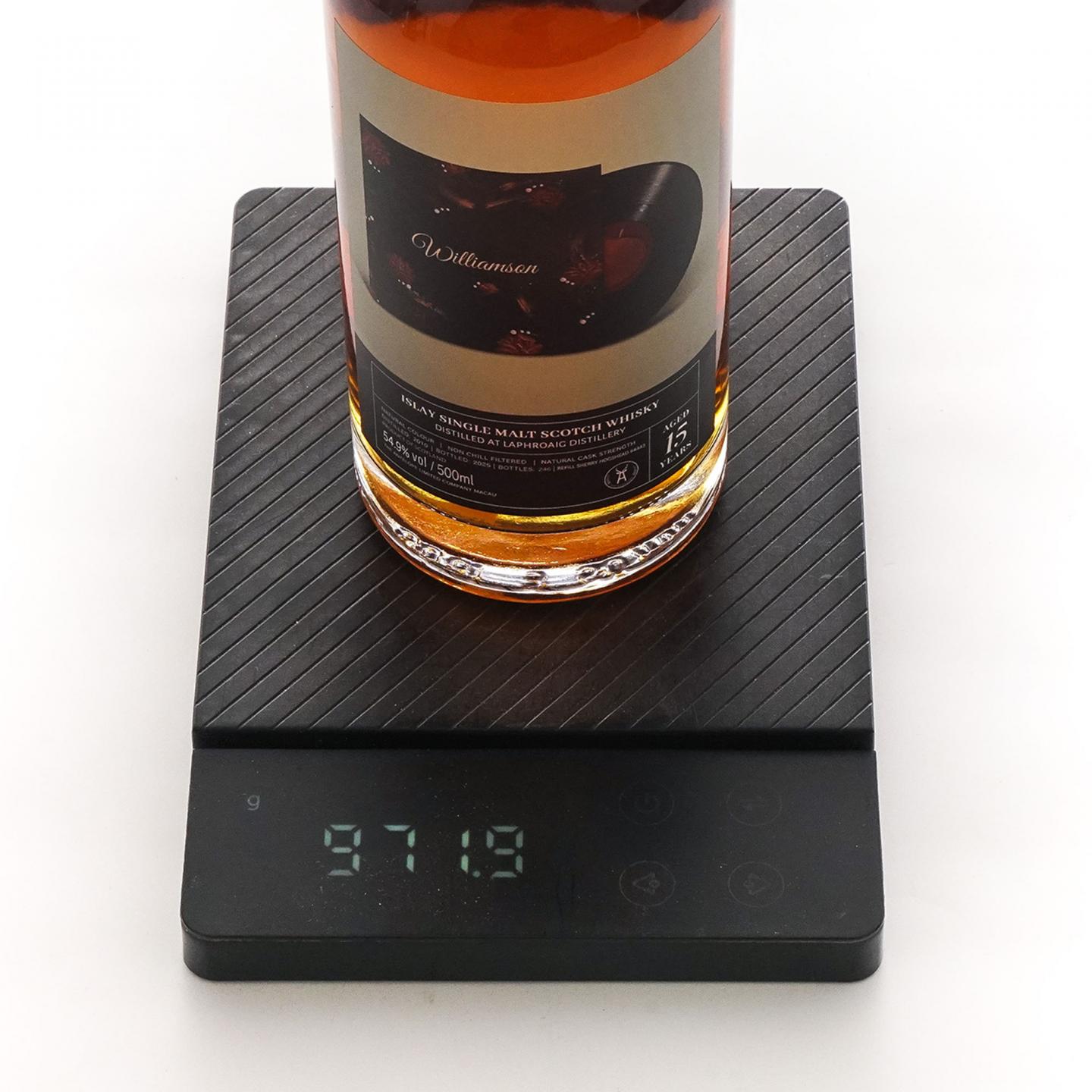 Williamson 15年 拉弗格出品 2010-2025 雪莉桶#4443 桶强 500ml