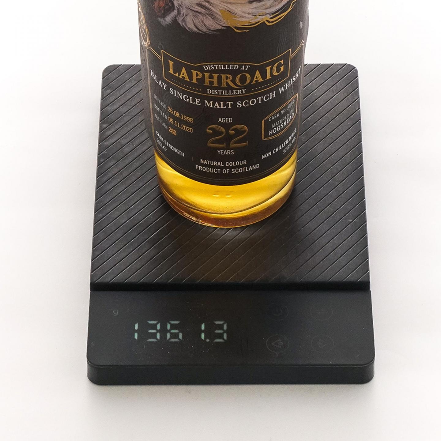 Laphroaig 拉弗格 22年 1998-2020 NSpS 桶强