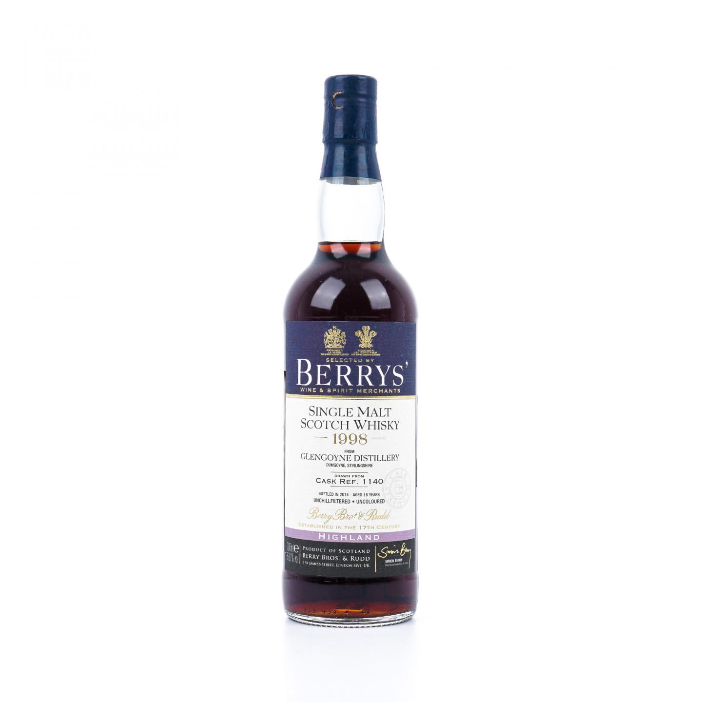 Glengoyne 格兰哥尼 15年 1998-2014 BBR