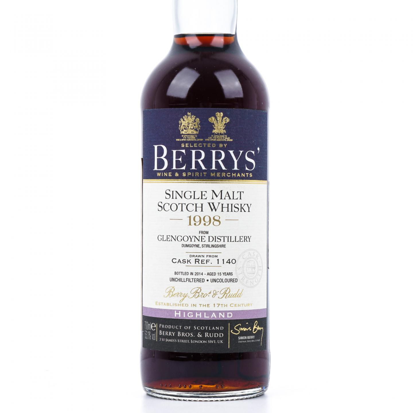 Glengoyne 格兰哥尼 15年 1998-2014 BBR