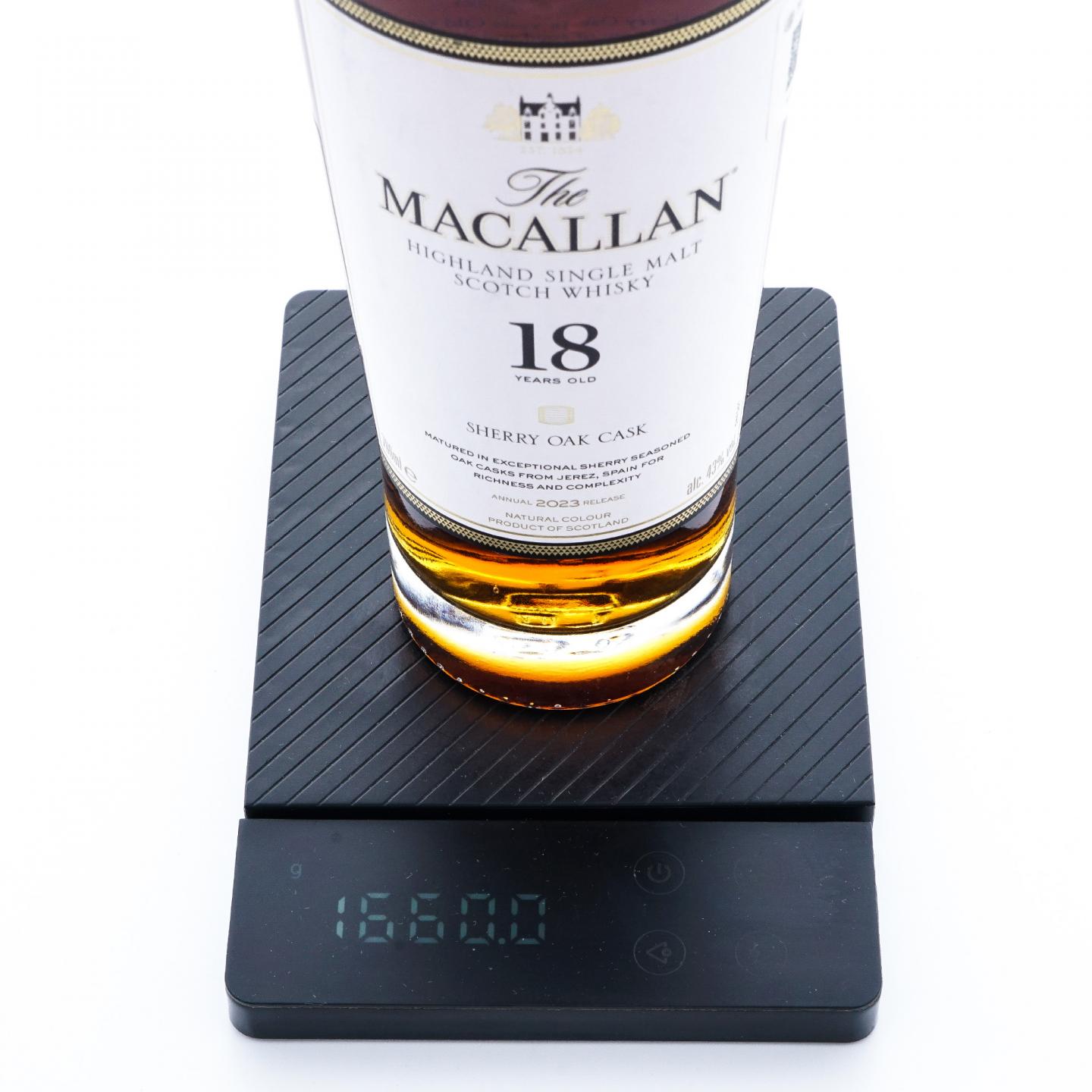 【附X光图】Macallan 麦卡伦 18年 2023 雪莉桶
