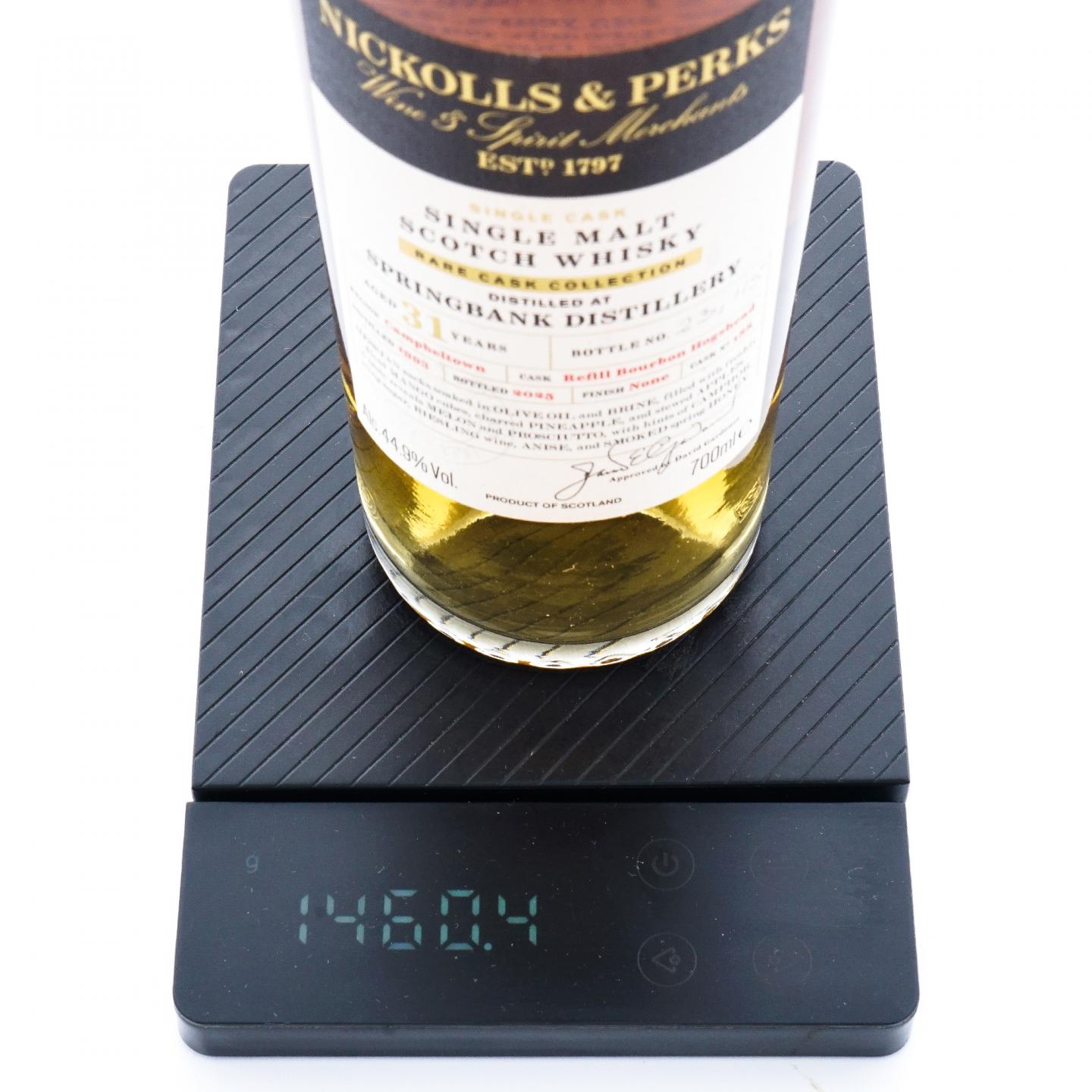 Springbank 云顶 31年 1993-2025 单桶#188