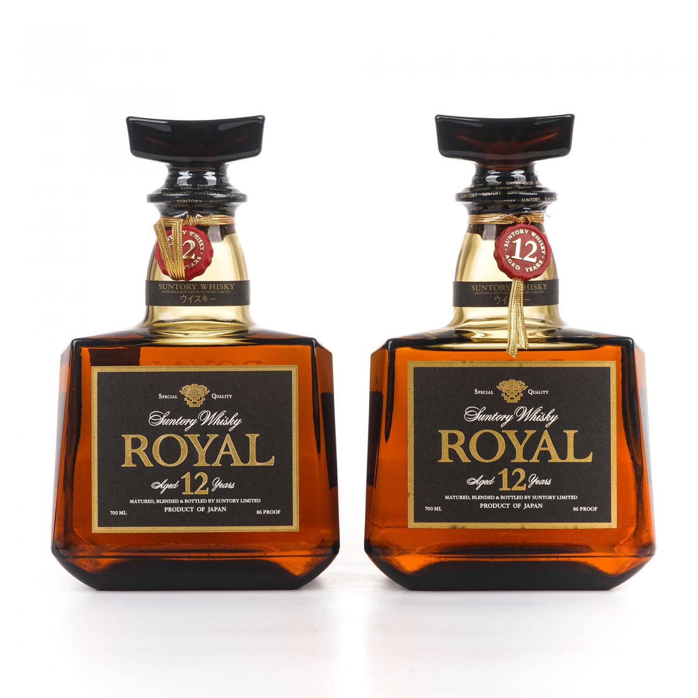 三得利 Royal 12年 金花标 调和 2支组