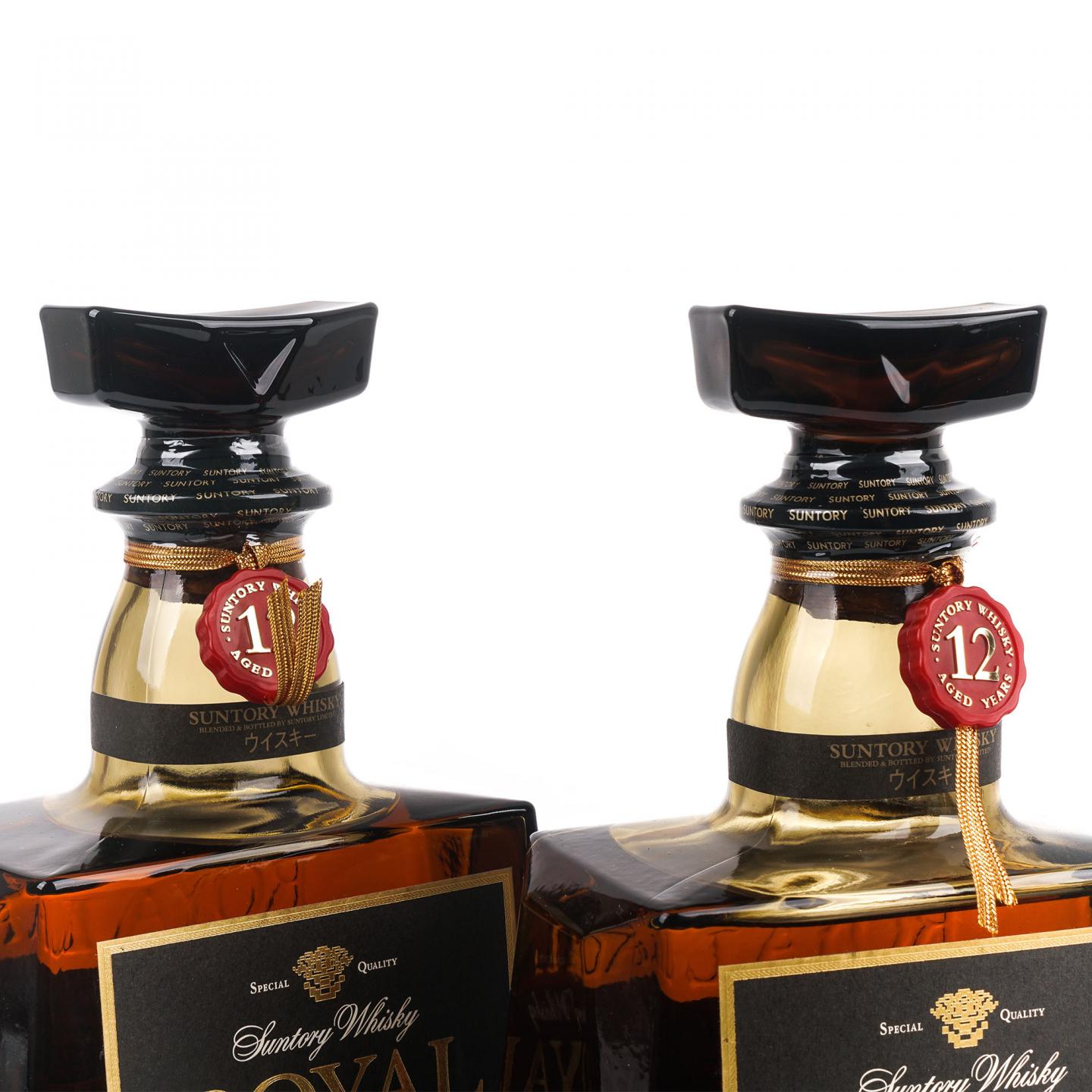 三得利 Royal 12年 金花标 调和 2支组