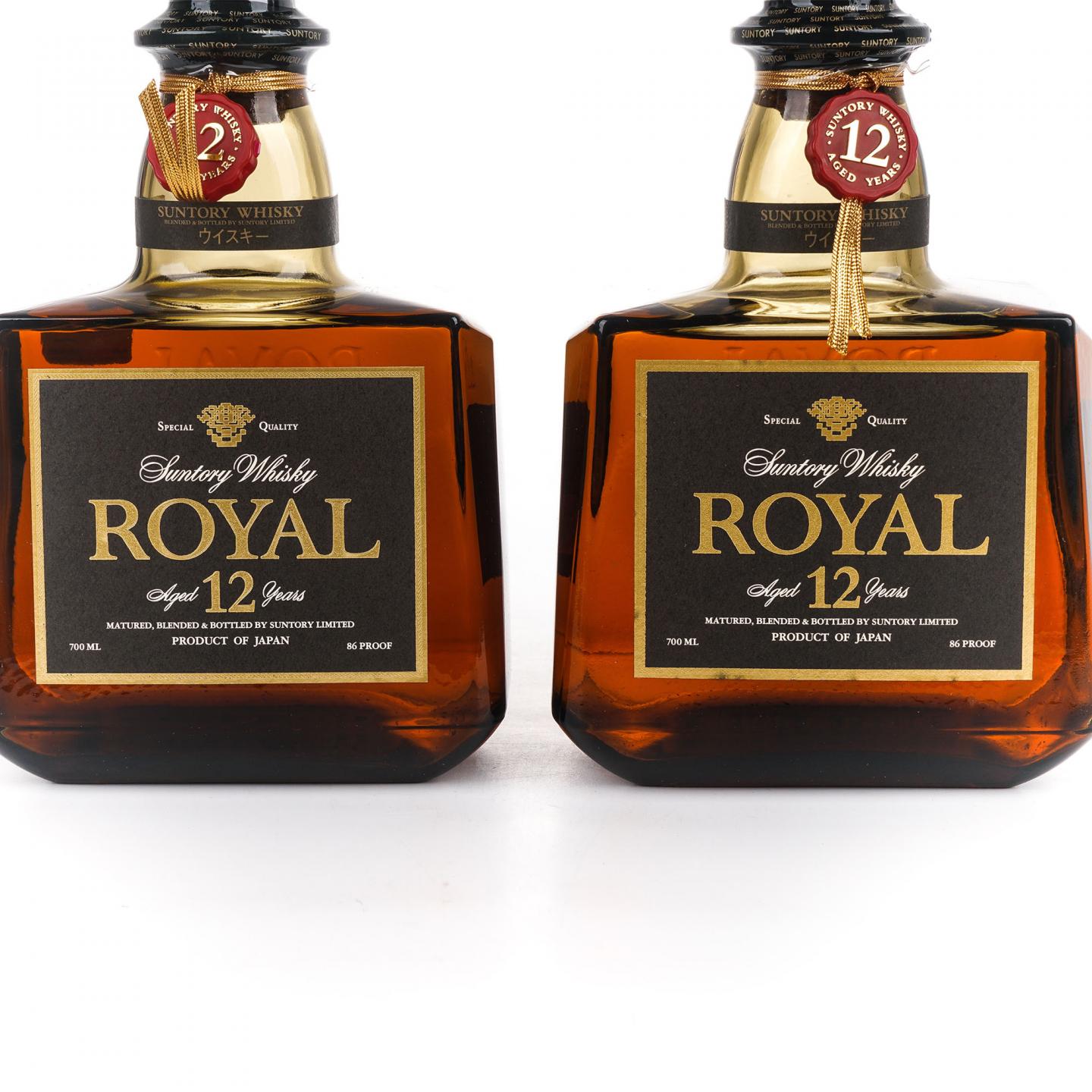 三得利 Royal 12年 金花标 调和 2支组