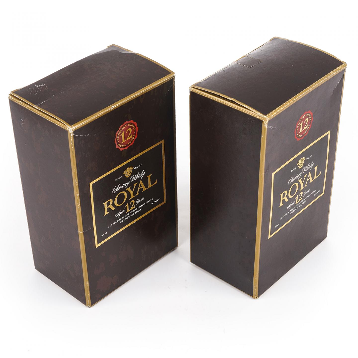 三得利 Royal 12年 金花标 调和 2支组