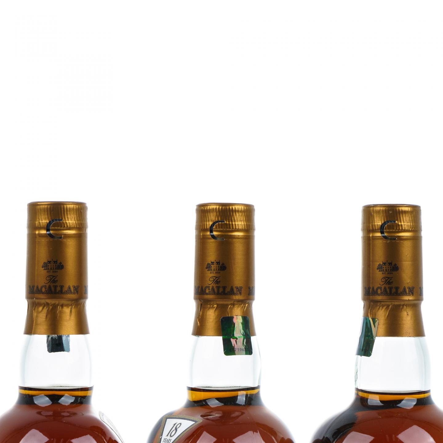 Macallan 麦卡伦 18年 2017 雪莉桶 3支组