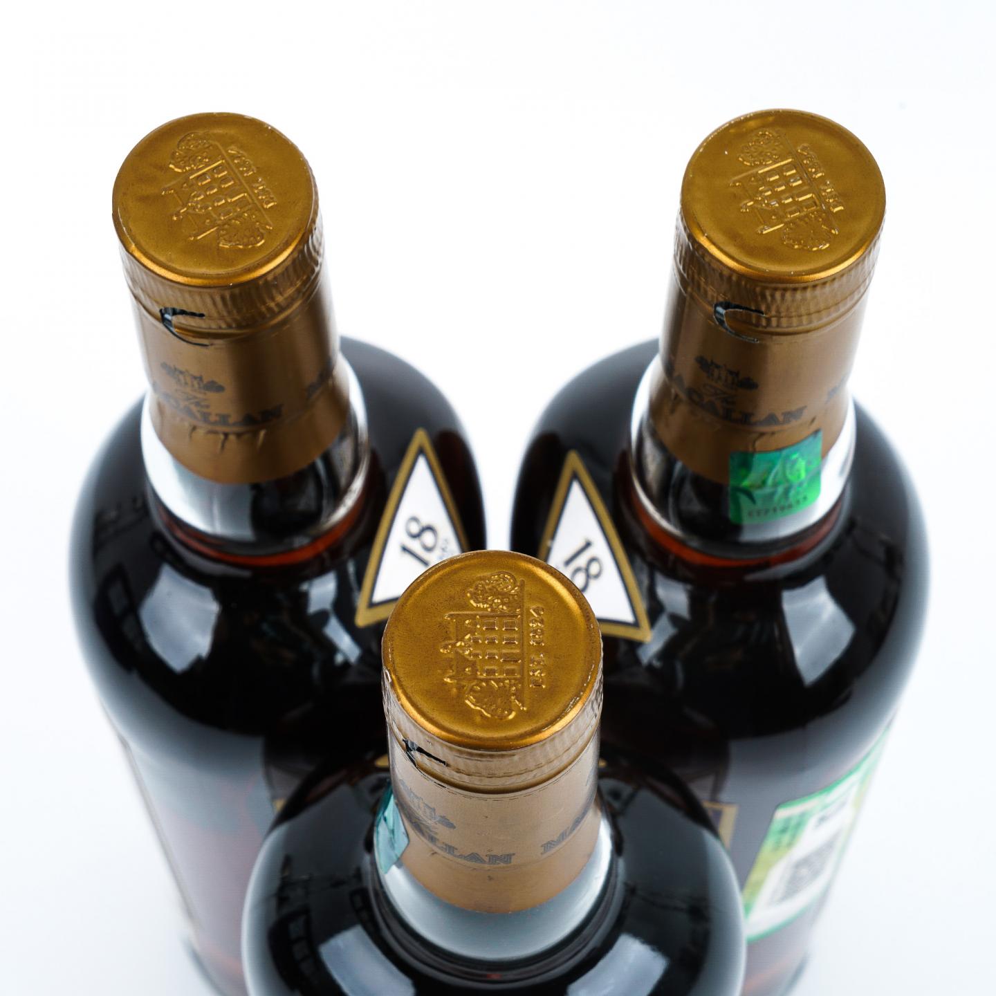 Macallan 麦卡伦 18年 2017 雪莉桶 3支组