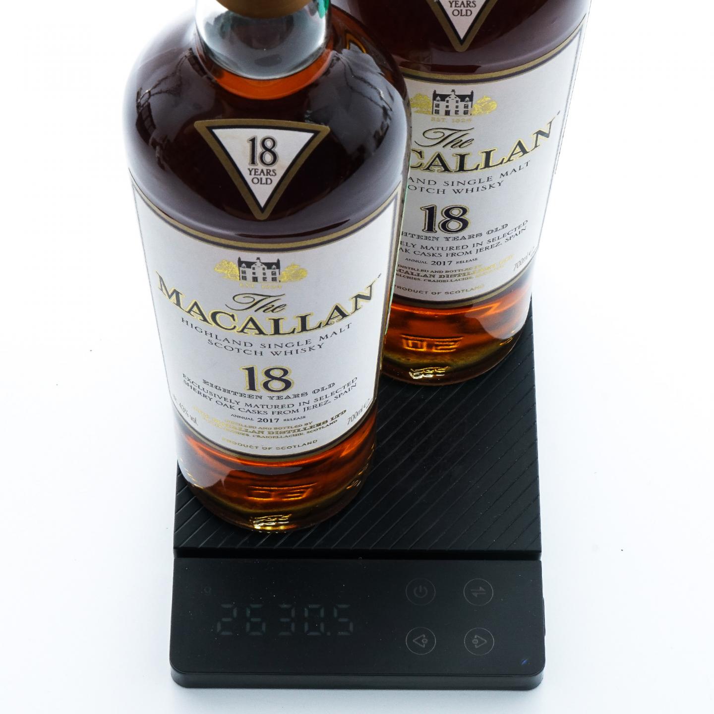 Macallan 麦卡伦 18年 2017 雪莉桶 3支组
