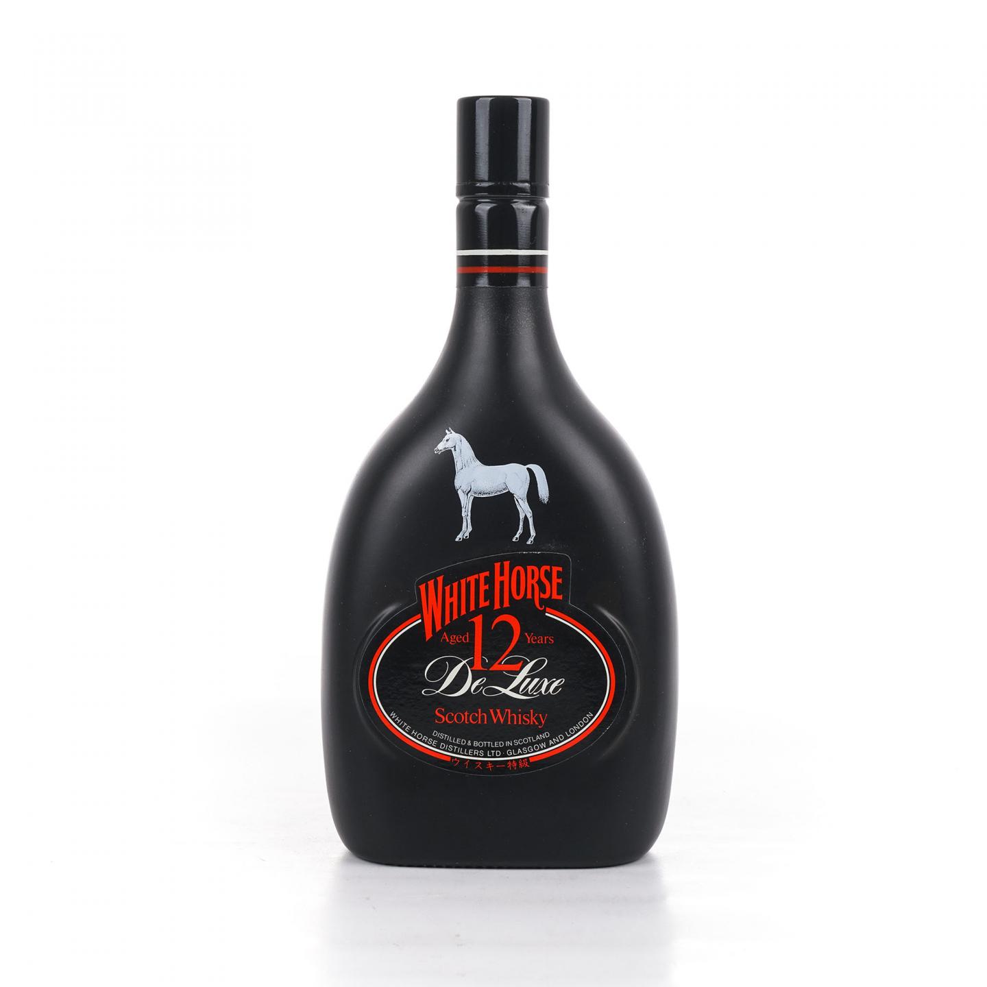 White Horse 白马 12年 1980s 特级 黑瓷瓶 750ml