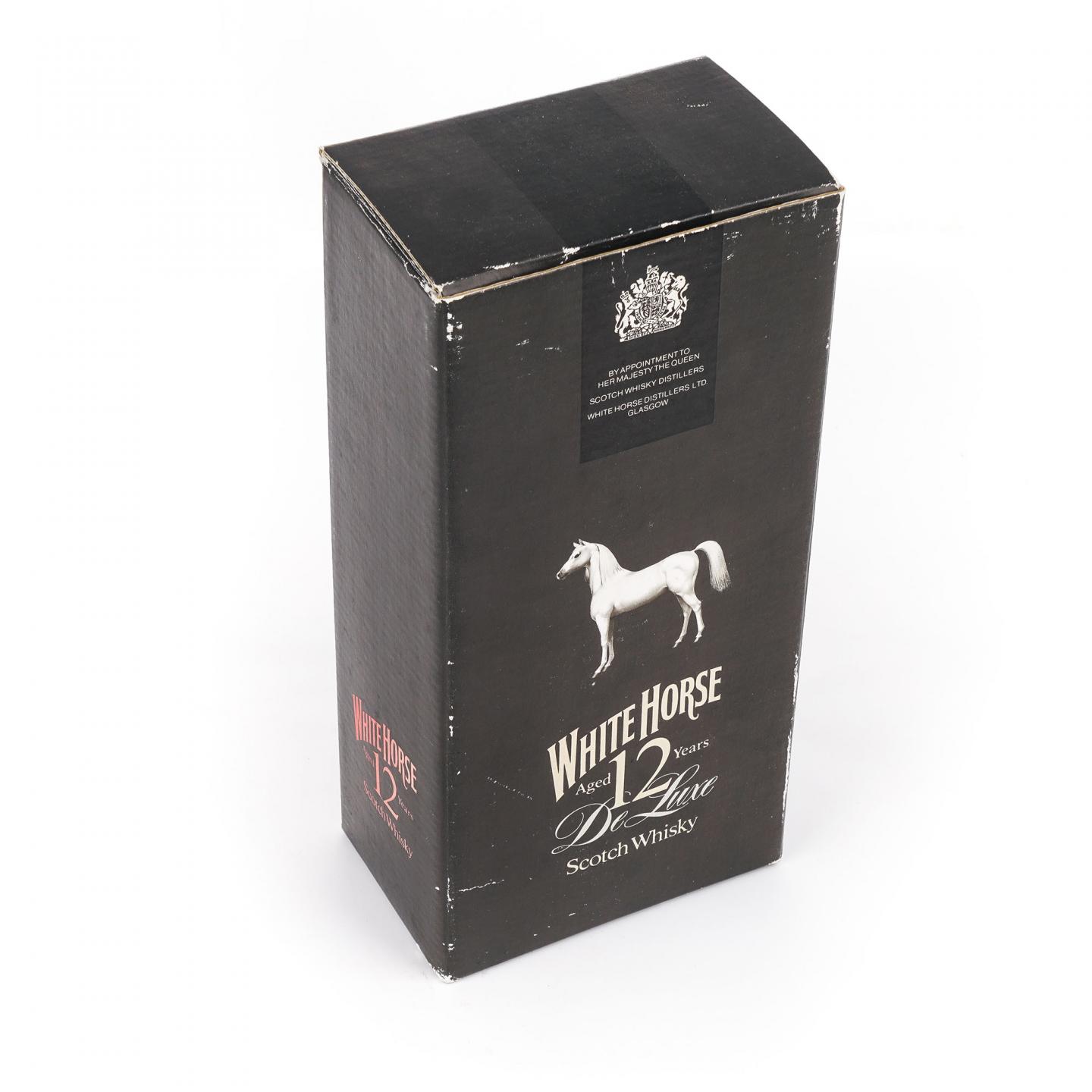 White Horse 白马 12年 1980s 特级 黑瓷瓶 750ml