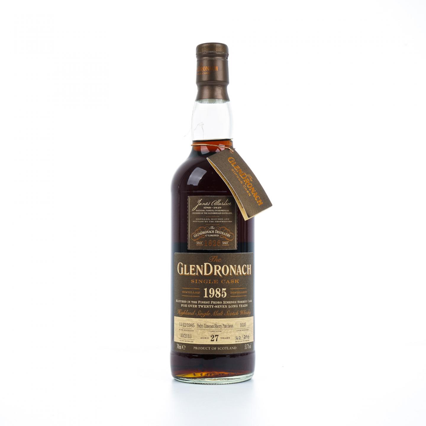 Glendronach 格兰多纳 27年 1985-2013 雪莉单桶#1035