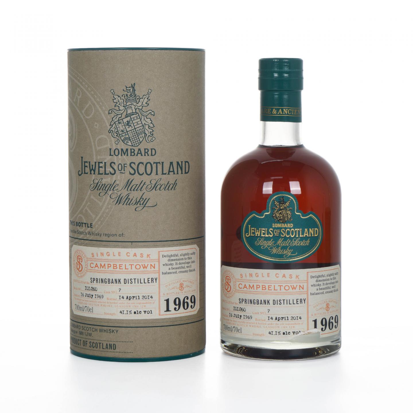 Springbank 云顶 1969-2014 Lb 单桶#7