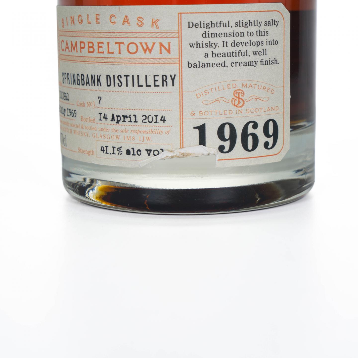 Springbank 云顶 1969-2014 Lb 单桶#7