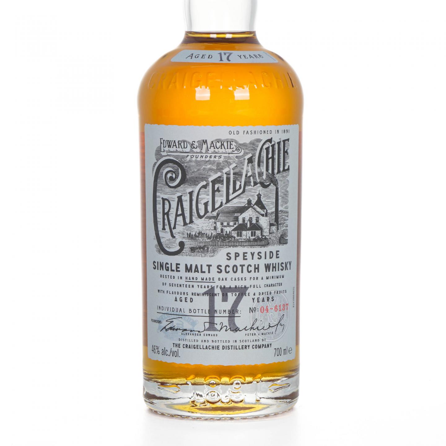 Craigellachie 克莱拉奇 17年 2021 Batch No. 04-6137