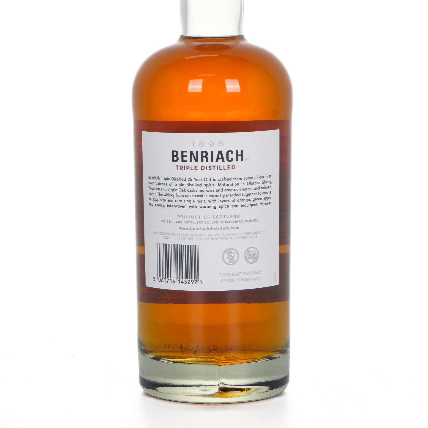 BenRiach 本利亚克 25年 2024 Triple Distilled