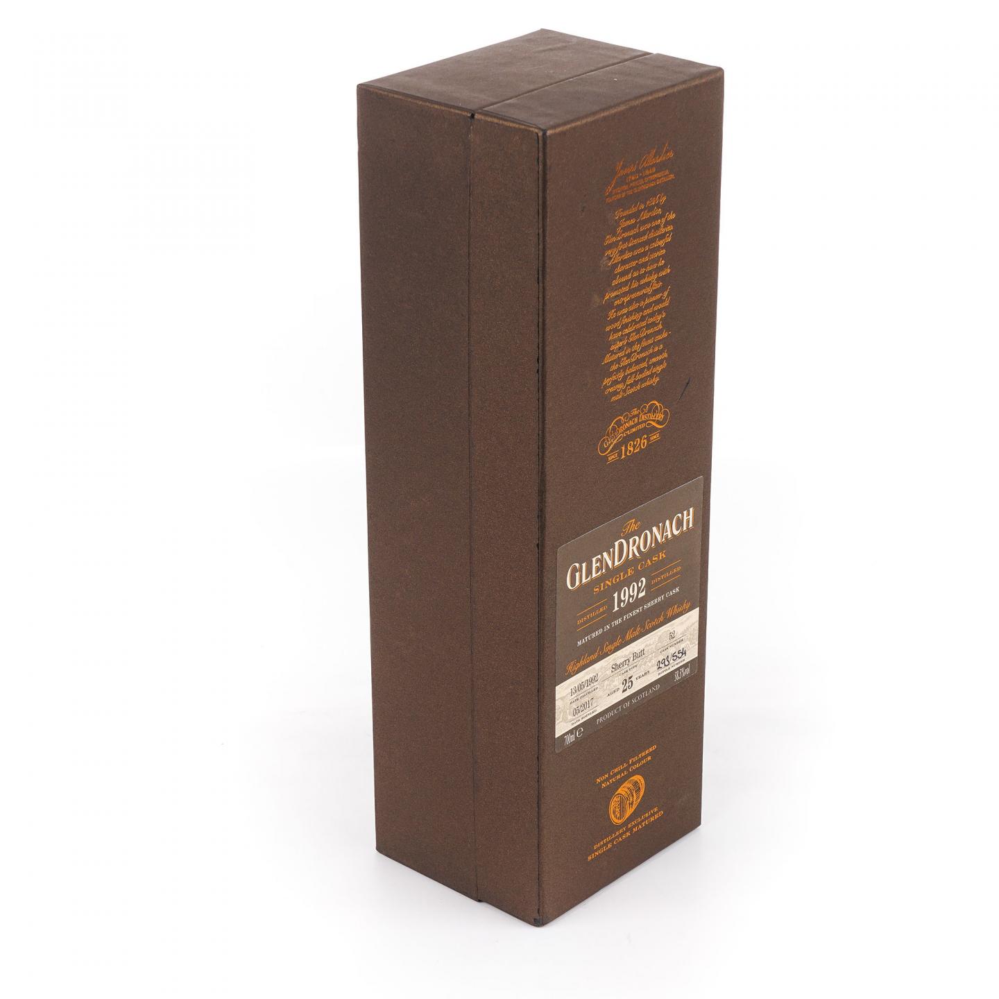 Glendronach 格兰多纳 25年 1992-2017 雪莉单桶#52