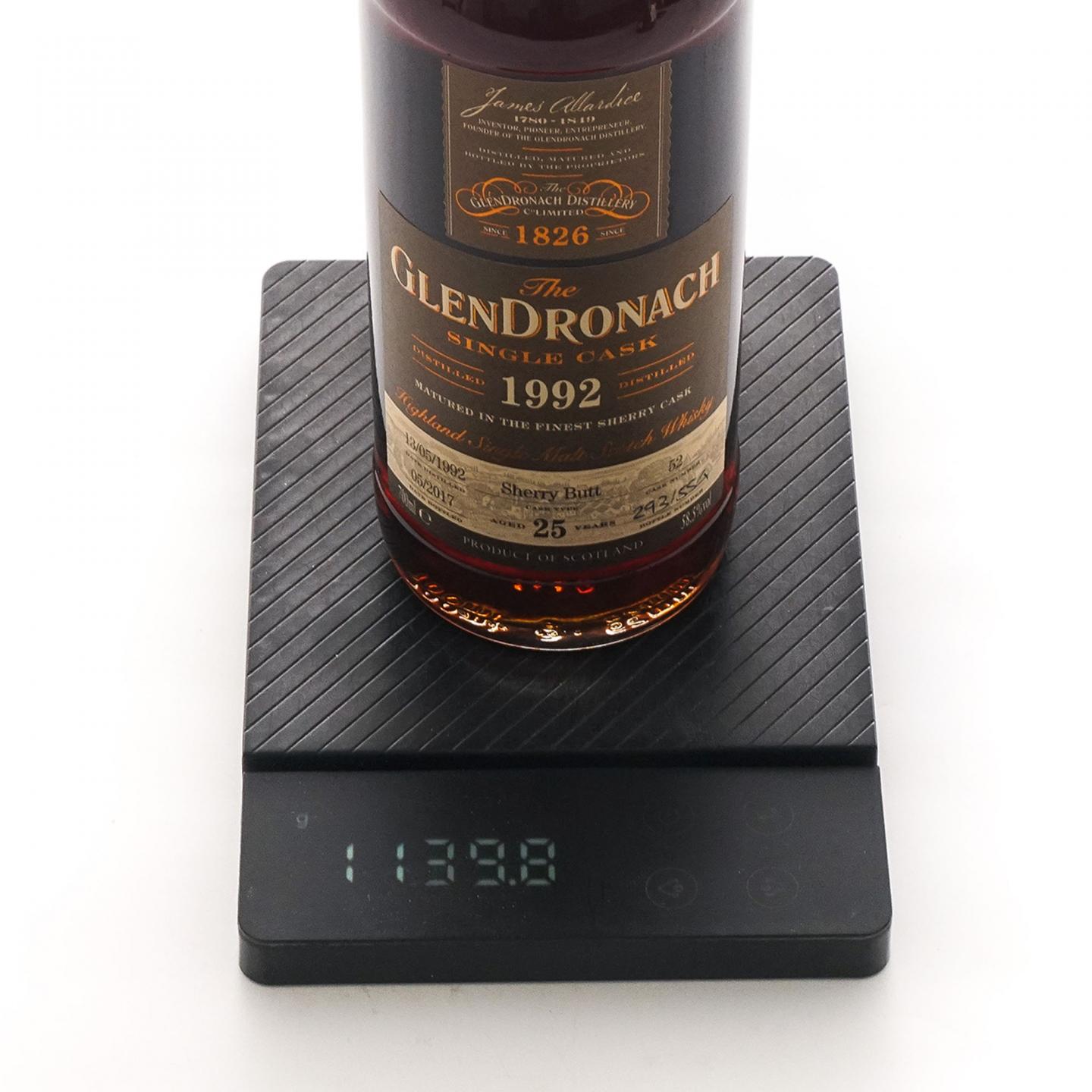 Glendronach 格兰多纳 25年 1992-2017 雪莉单桶#52