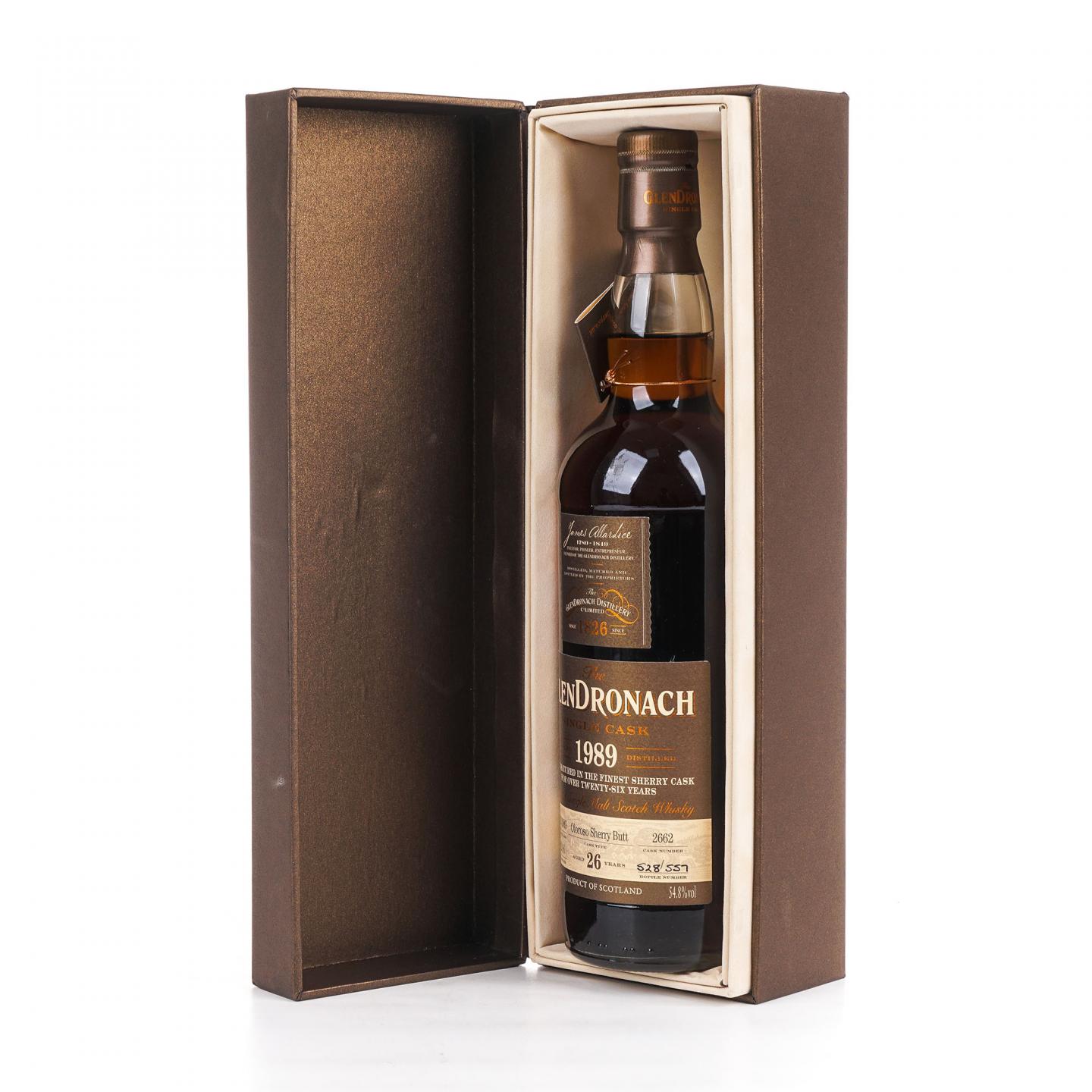 Glendronach 格兰多纳 26年 1989-2016 雪莉单桶#2662 54.8%