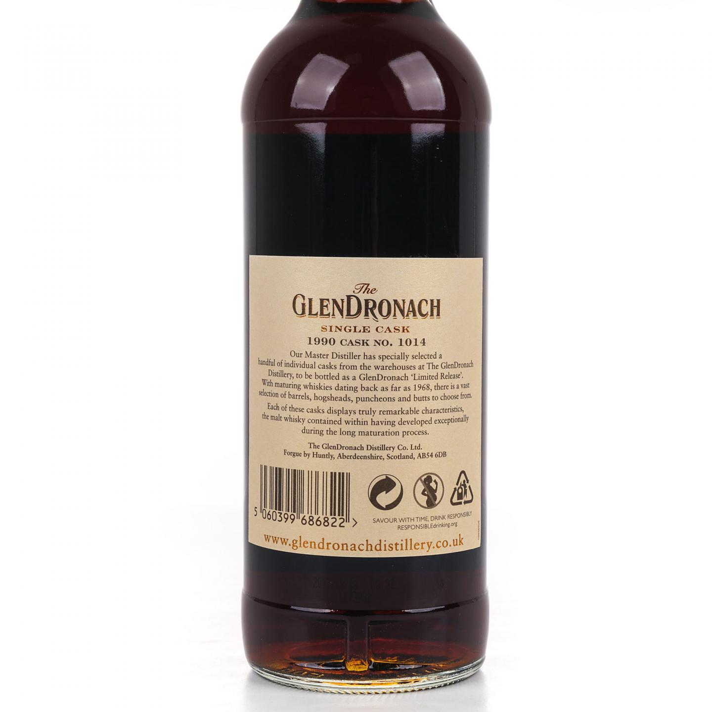 Glendronach 格兰多纳 27年 1990-2017 雪莉桶#1014