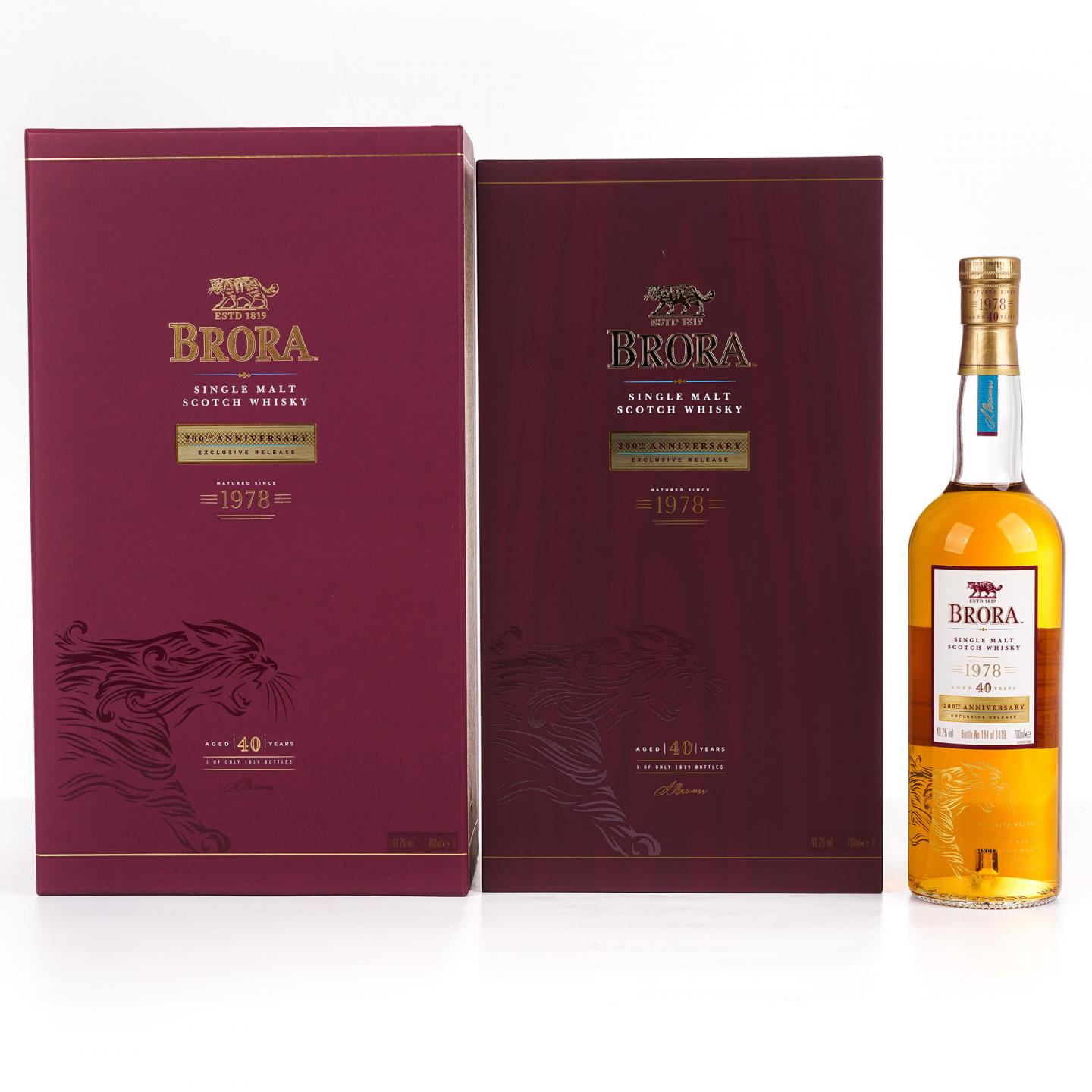 Brora 布朗拉 40年 1978 酒厂200周年纪念