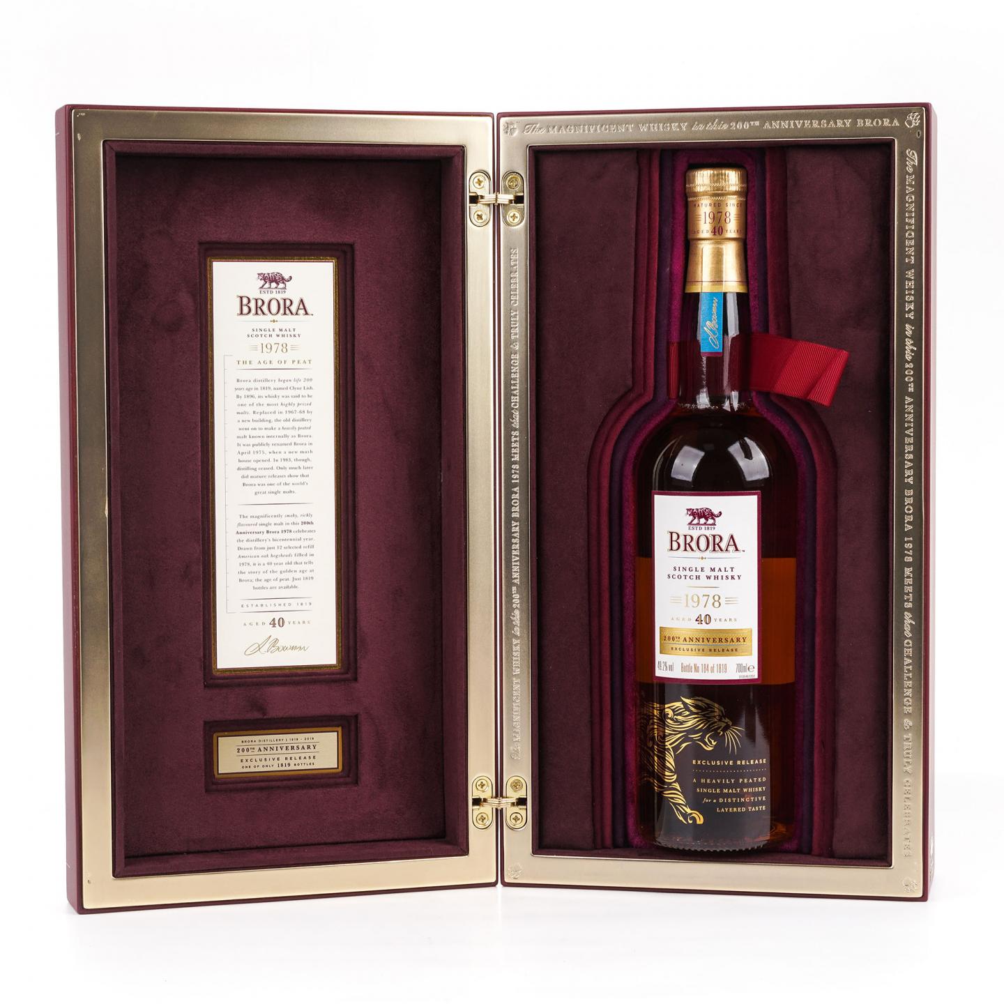 Brora 布朗拉 40年 1978 酒厂200周年纪念