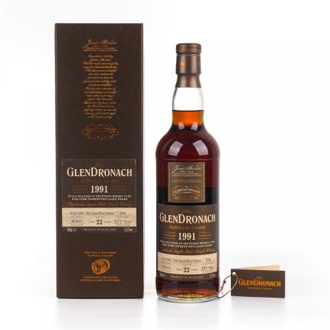 Glendronach 格兰多纳 22年 1991-2014 雪莉单桶#1346