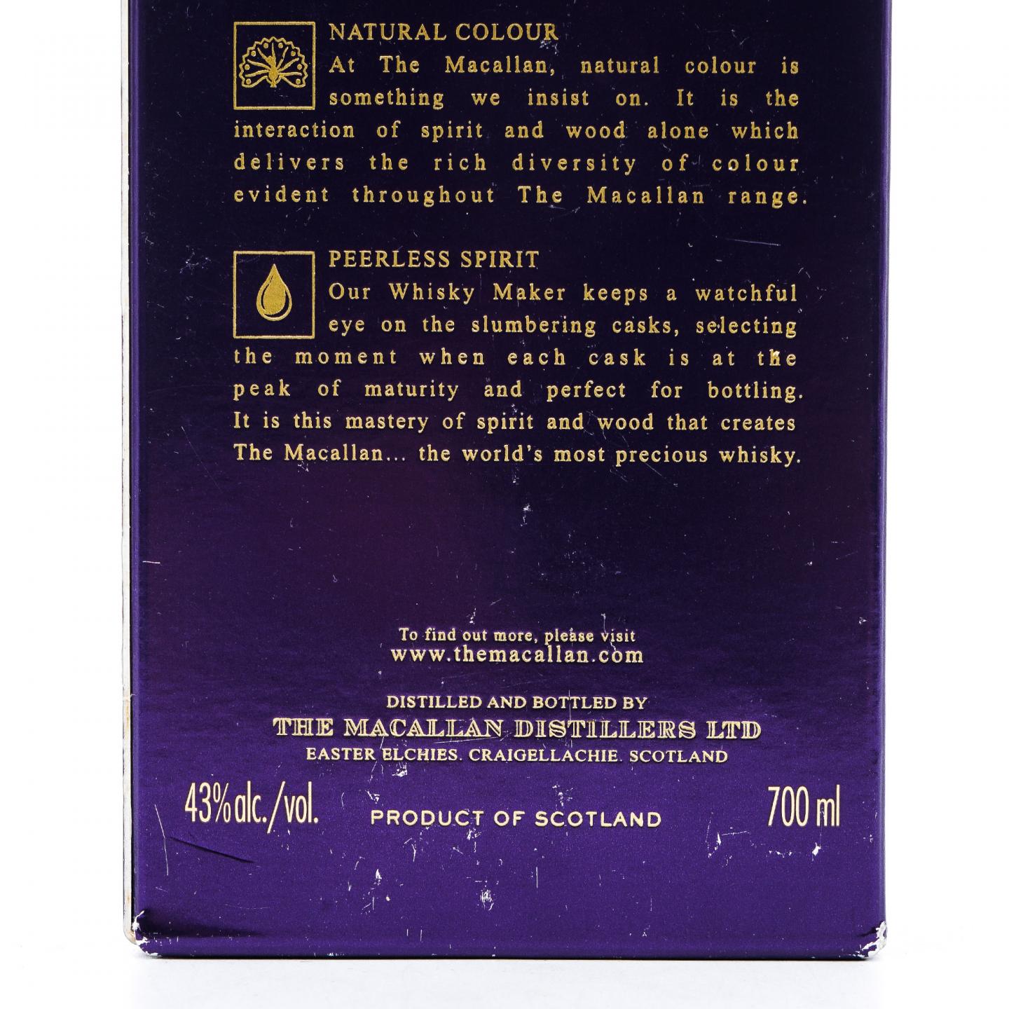 Macallan 麦卡伦 18年 1991 雪莉桶 700ML