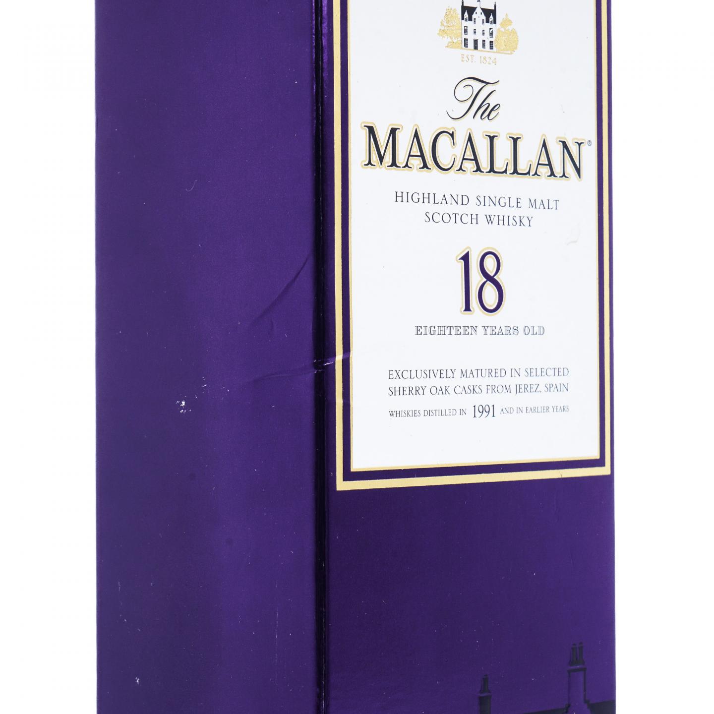 Macallan 麦卡伦 18年 1991 雪莉桶 700ML