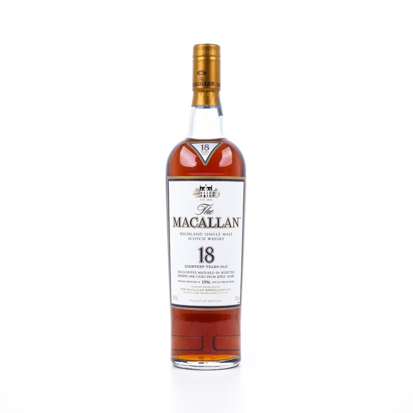 Macallan 麦卡伦 18年 1996 雪莉桶