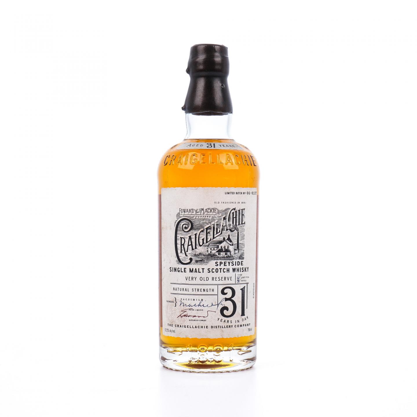 Craigellachie 克莱拉奇 31年 Very Old Reserve 700ml