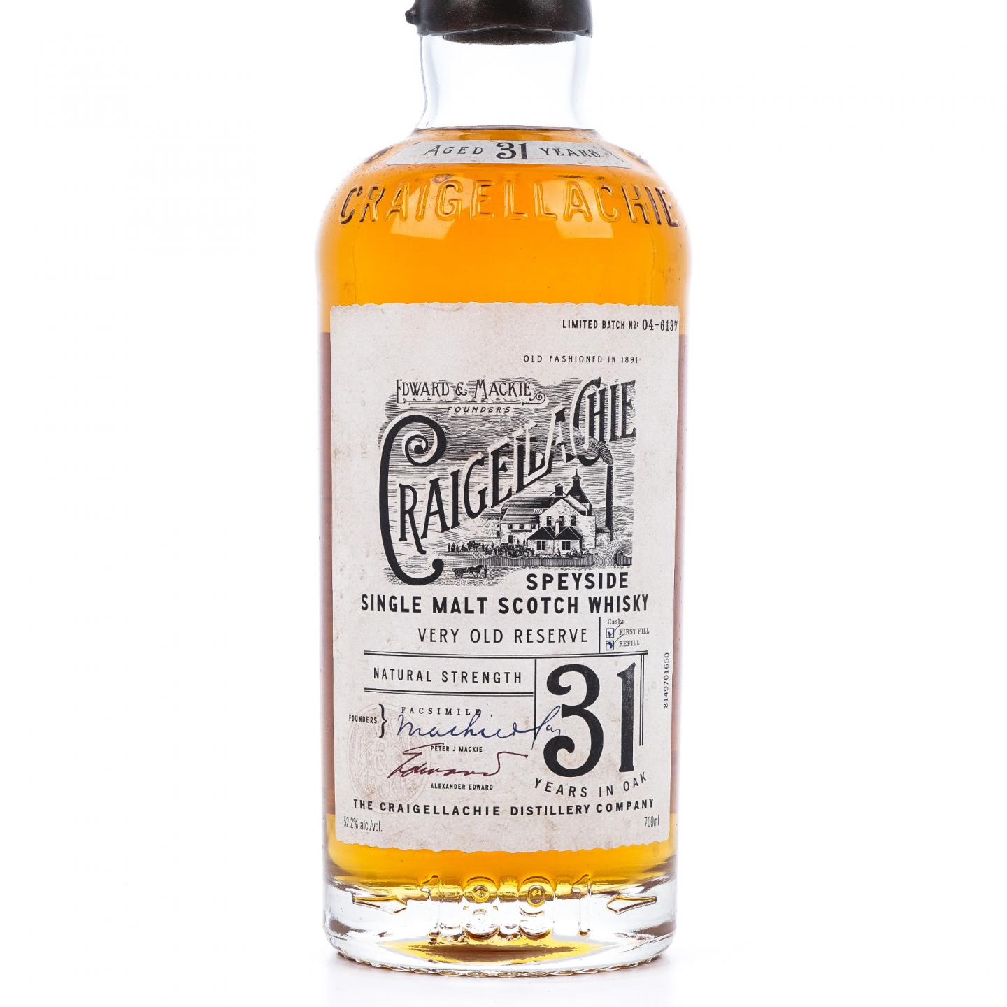 Craigellachie 克莱拉奇 31年 Very Old Reserve 700ml