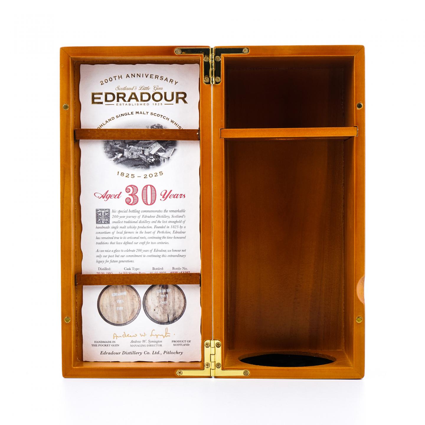 Edradour 埃德拉多尔 30年 1995-2025 酒厂200周年纪念