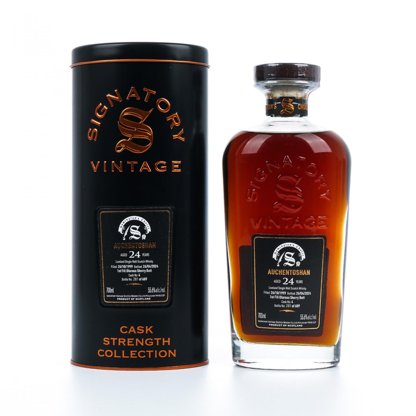 Auchentoshan 欧肯特轩 24年 1999-2024 SV 雪莉桶#4
