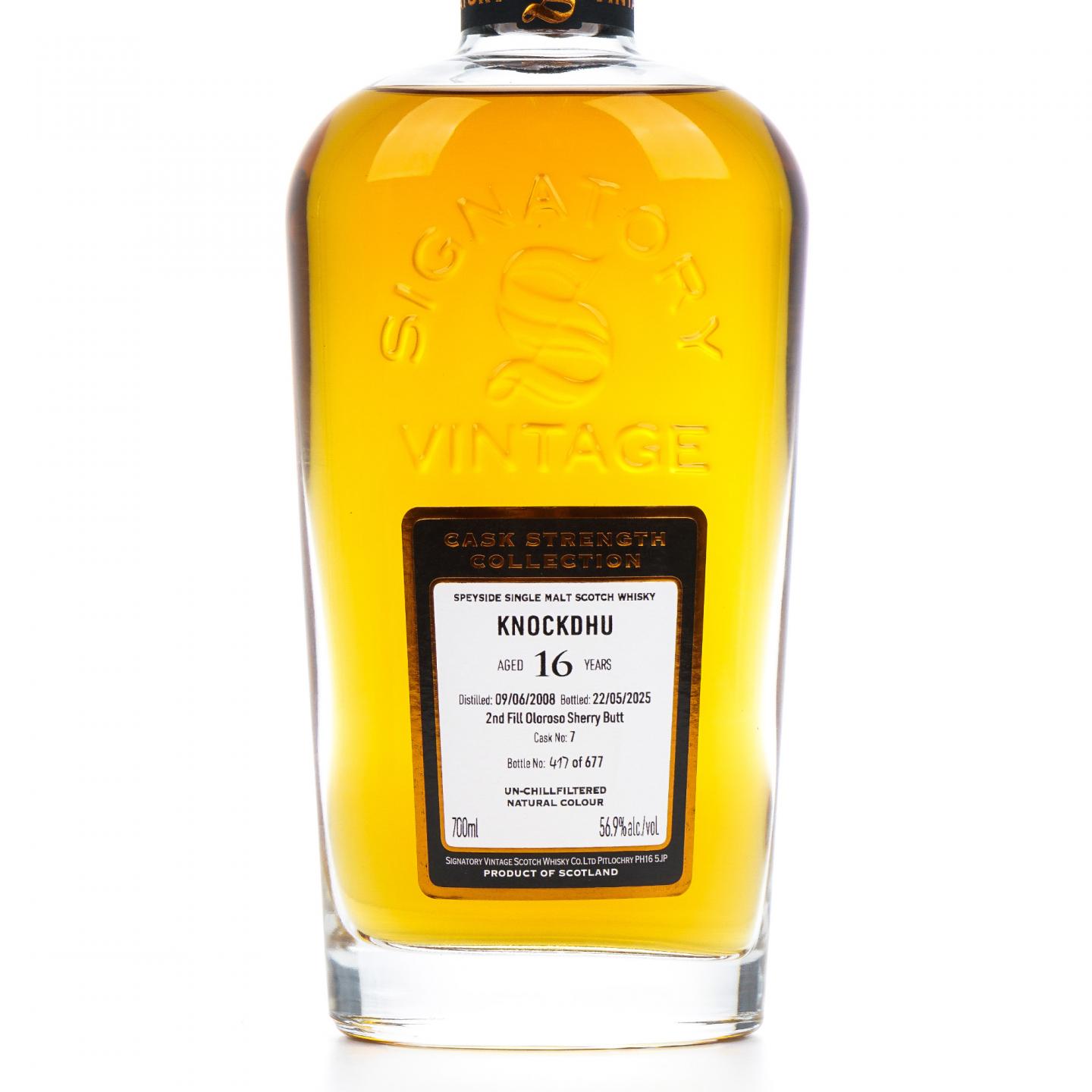 Knockdhu 洛克杜 16年 2008-2025 SV 雪莉桶#7