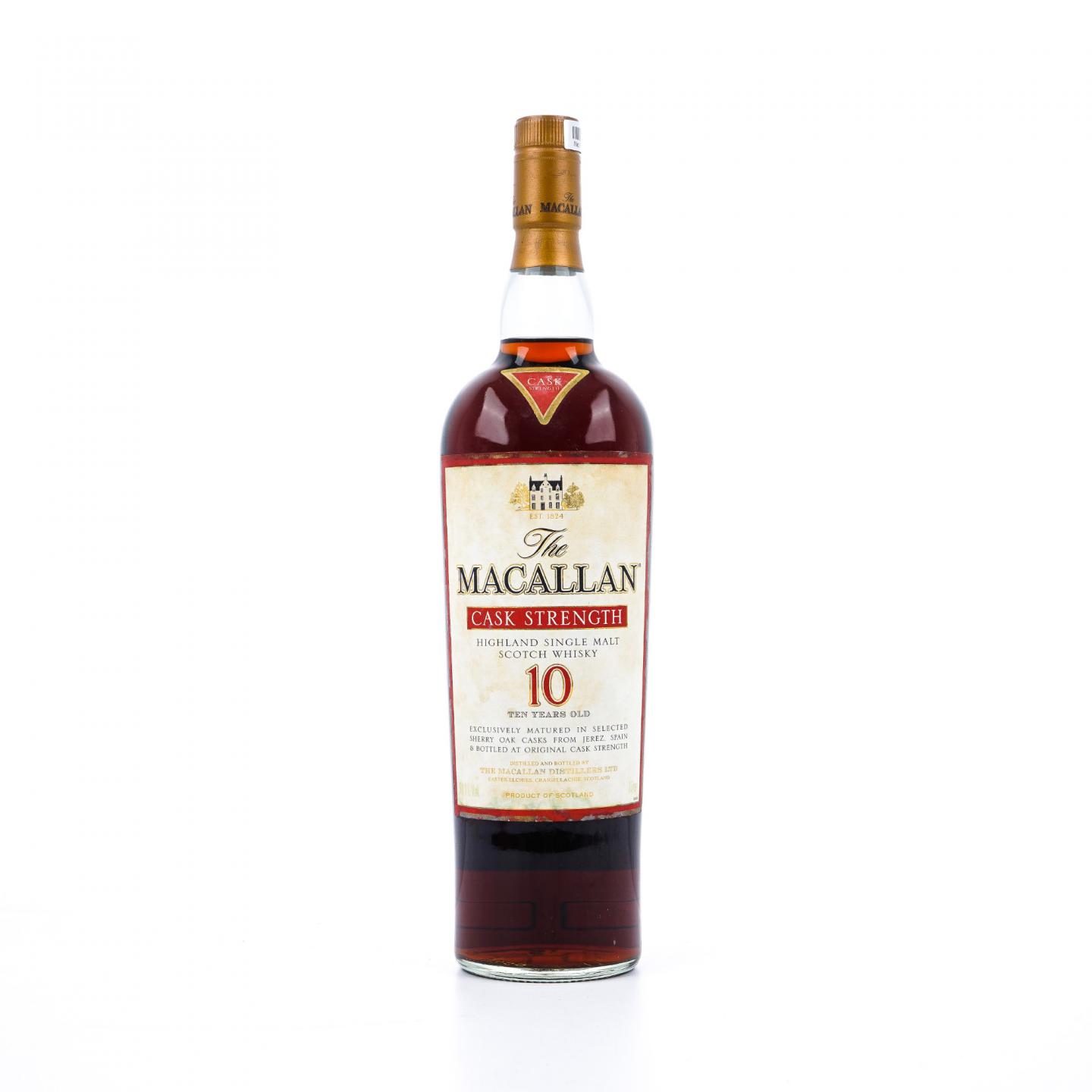 Macallan 麦卡伦 10年 桶强 58.1%vol. 1升装 非原盒
