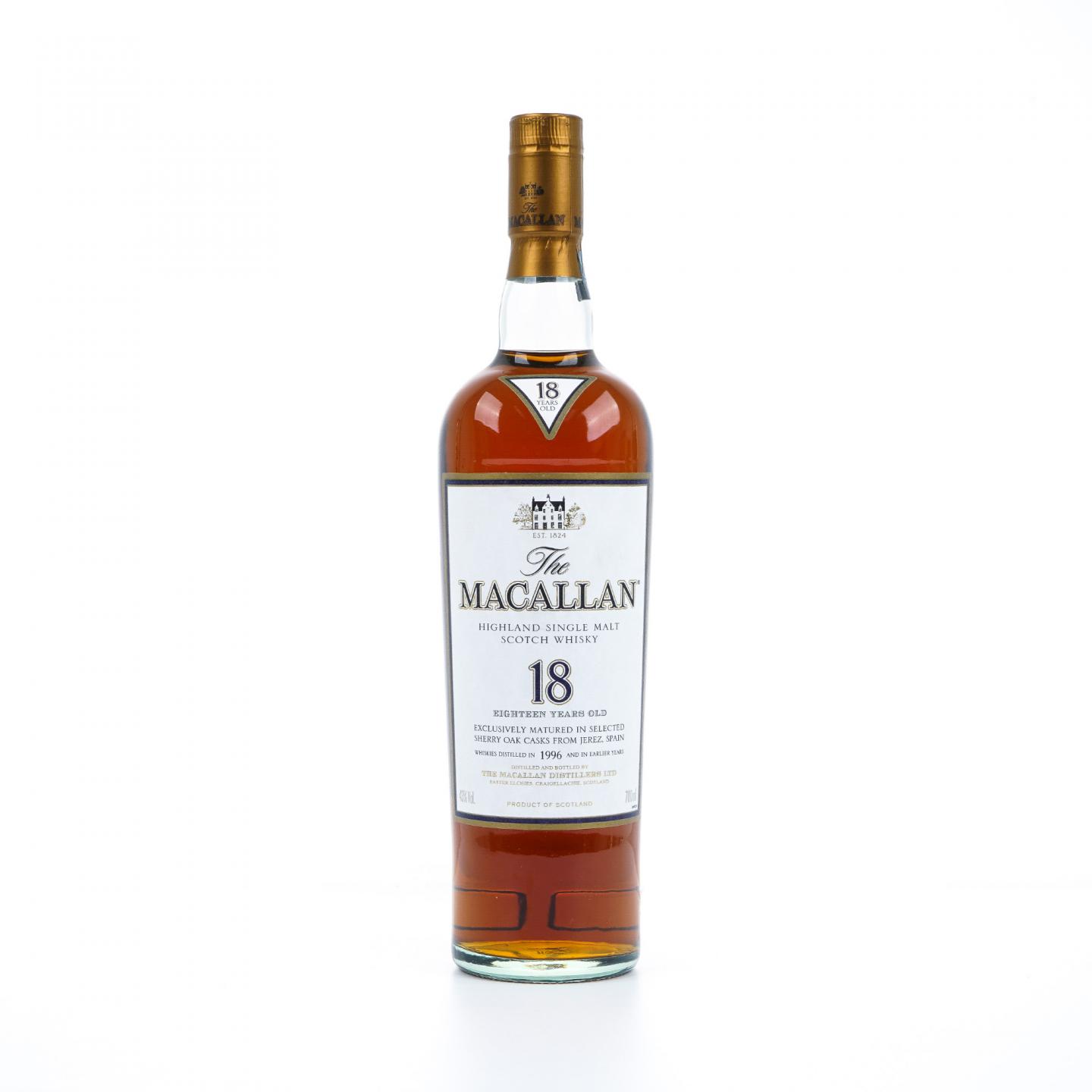 Macallan 麦卡伦 18年 1996 雪莉桶 700ml