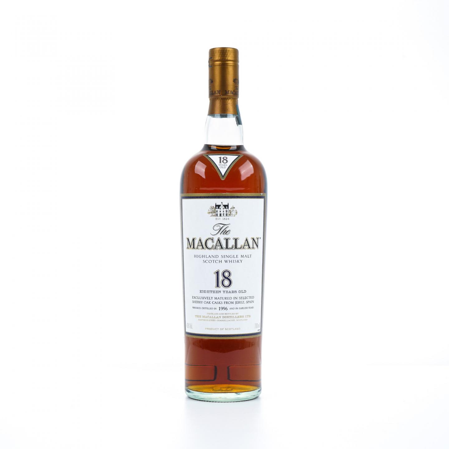 Macallan 麦卡伦 18年 1996 雪莉桶 43%