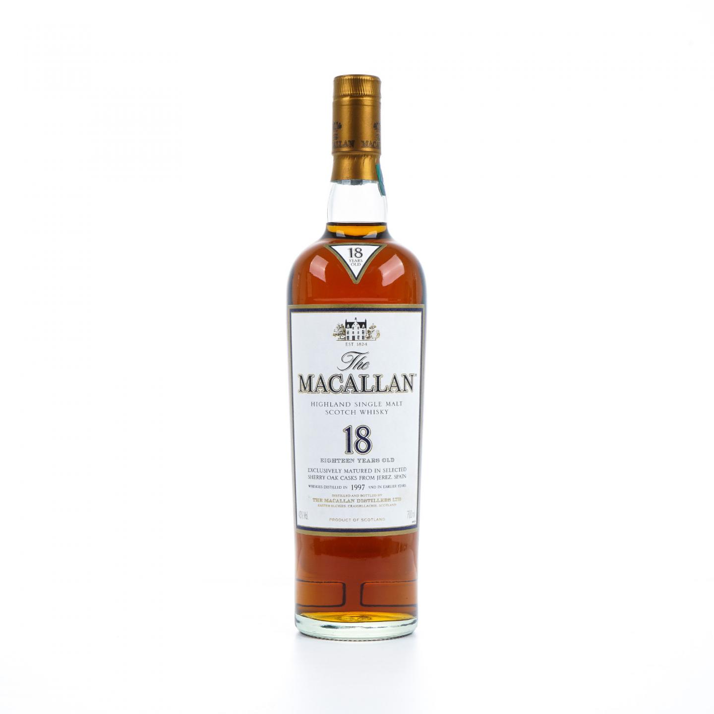 Macallan 麦卡伦 18年 1997 雪莉桶