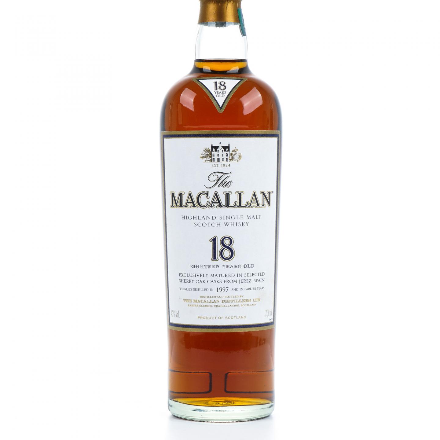 Macallan 麦卡伦 18年 1997 雪莉桶