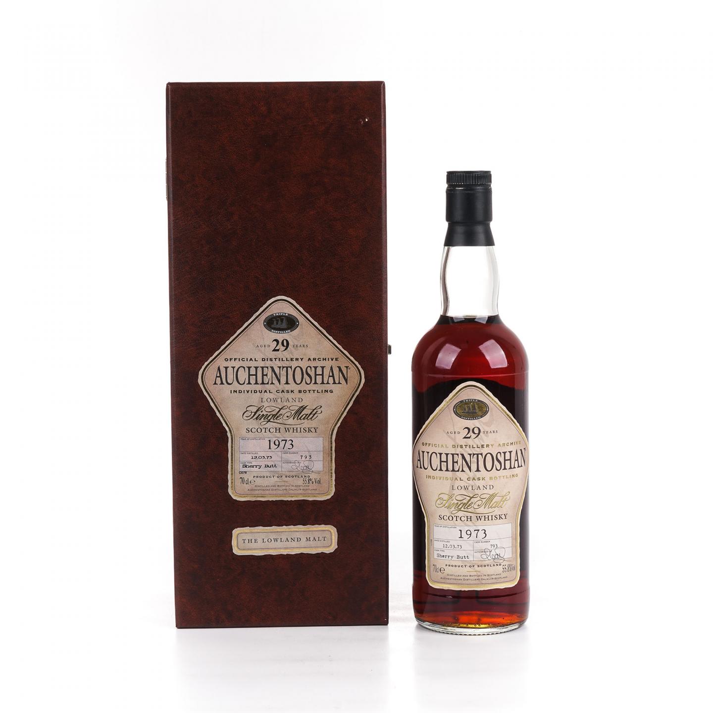 Auchentoshan 欧肯特轩 29年 1973 雪莉桶#793 桶强