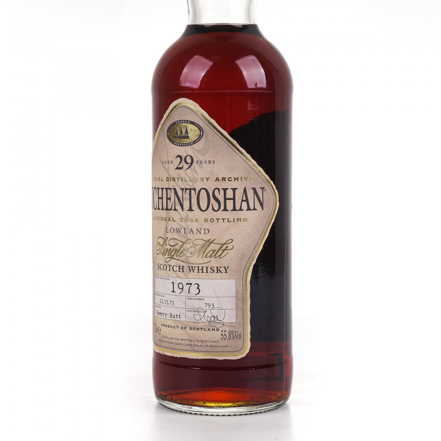 Auchentoshan 欧肯特轩 29年 1973 雪莉桶#793 桶强