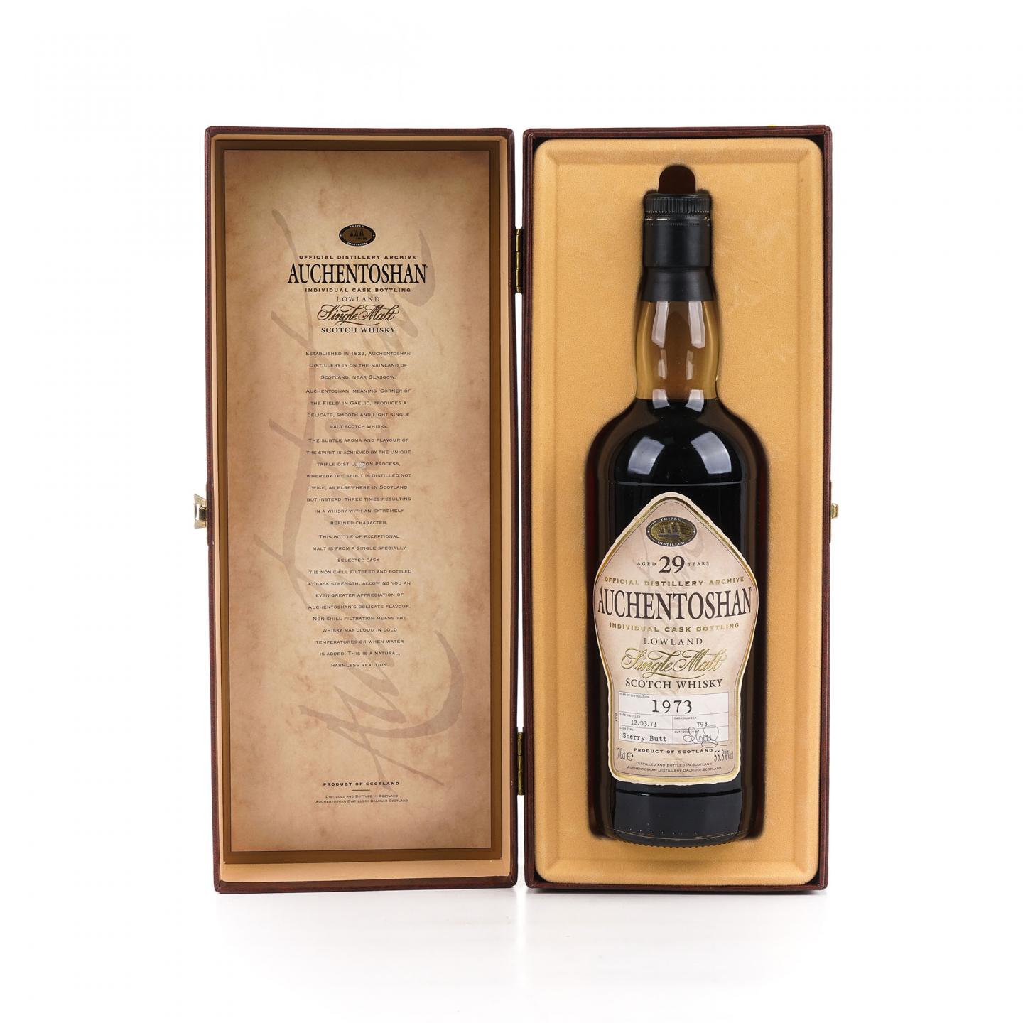 Auchentoshan 欧肯特轩 29年 1973 雪莉桶#793 桶强