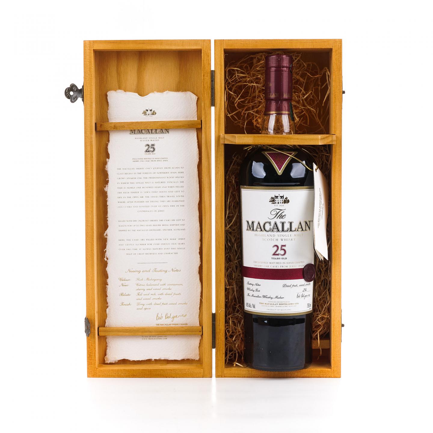 Macallan 麦卡伦 25年 雪莉桶 红腰带 750ml