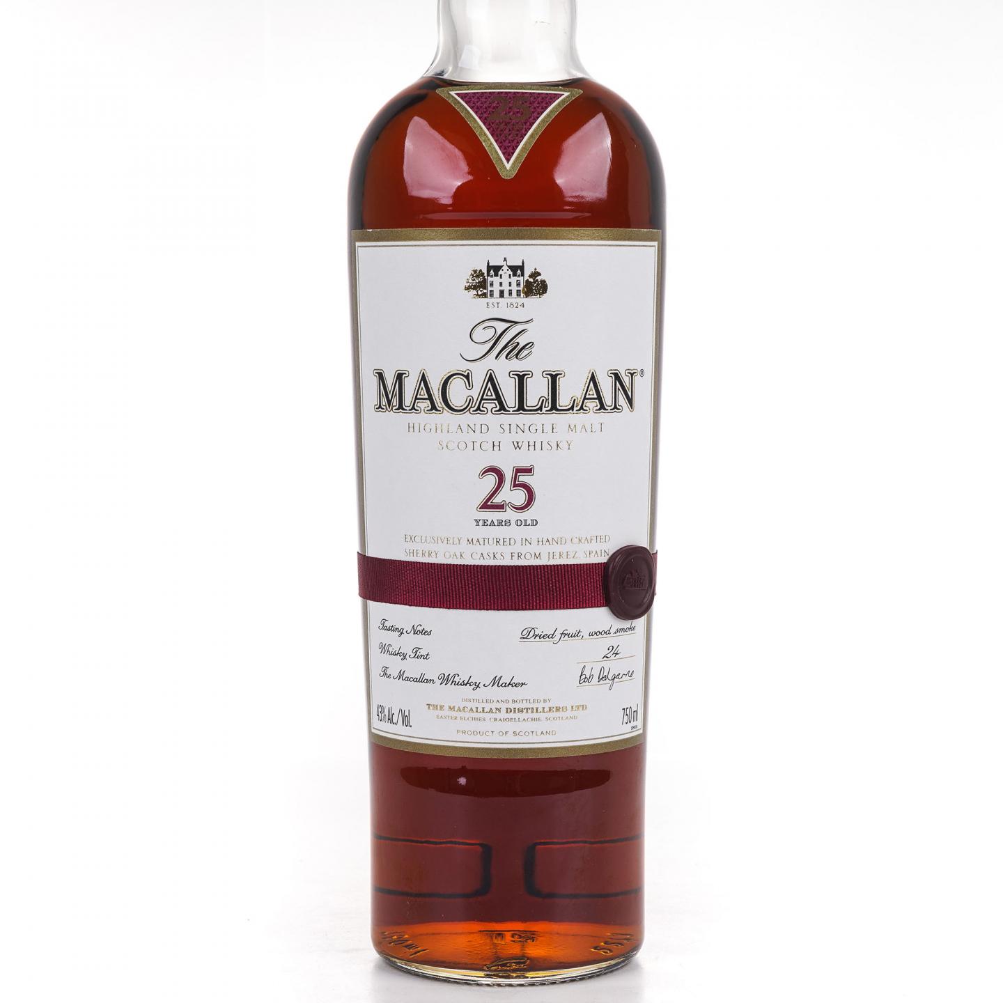 Macallan 麦卡伦 25年 雪莉桶 红腰带 750ml