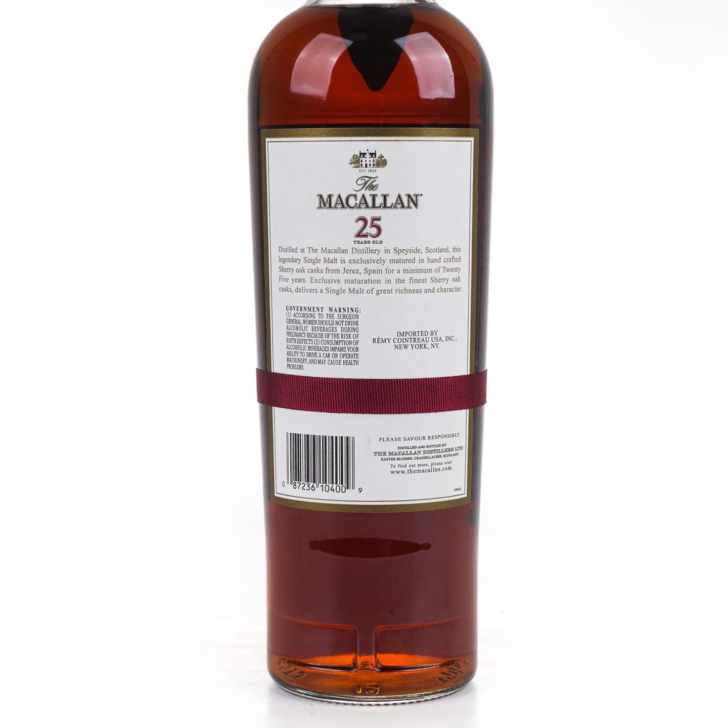 Macallan 麦卡伦 25年 雪莉桶 红腰带 750ml