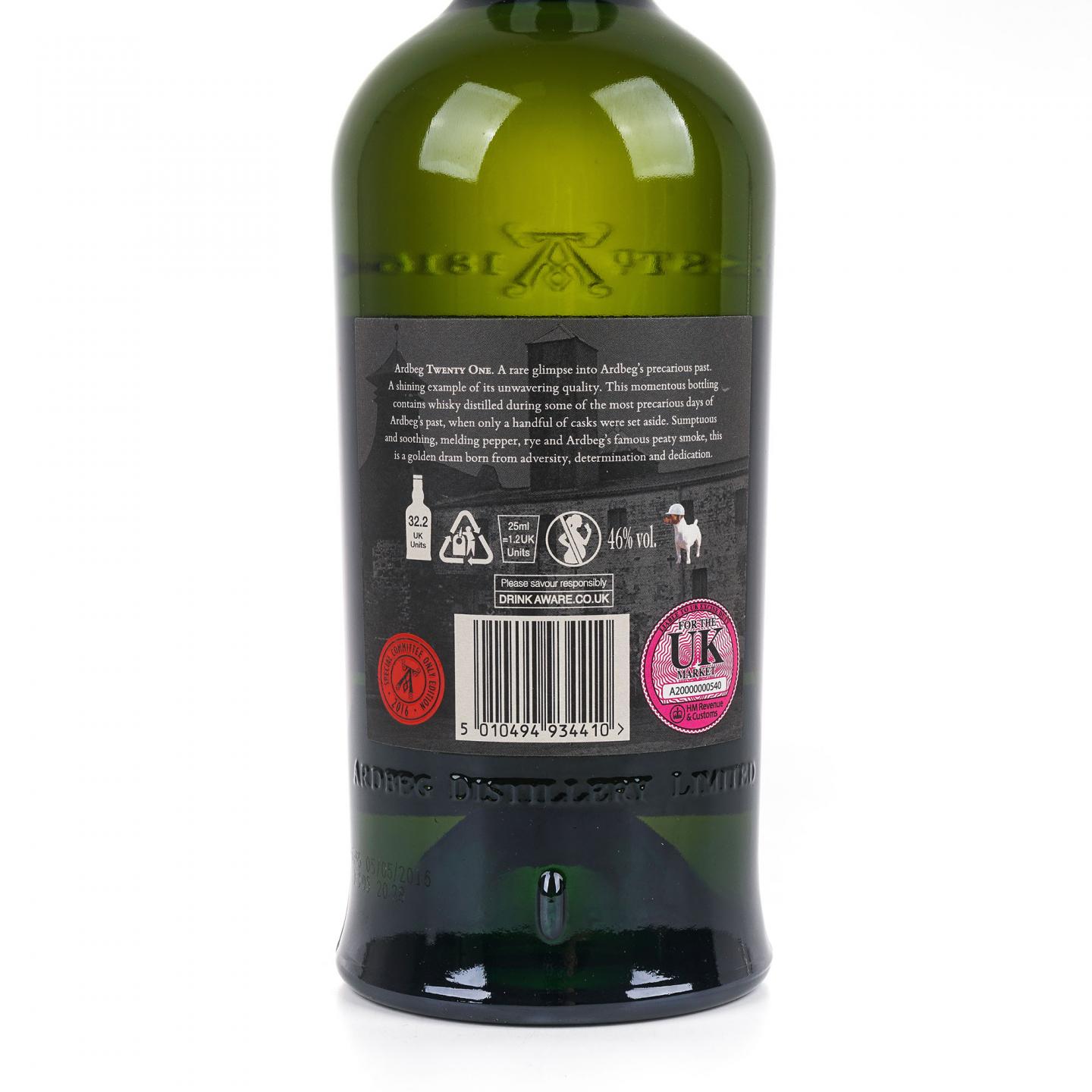 Ardbeg 阿贝 21年 2016 Twenty One