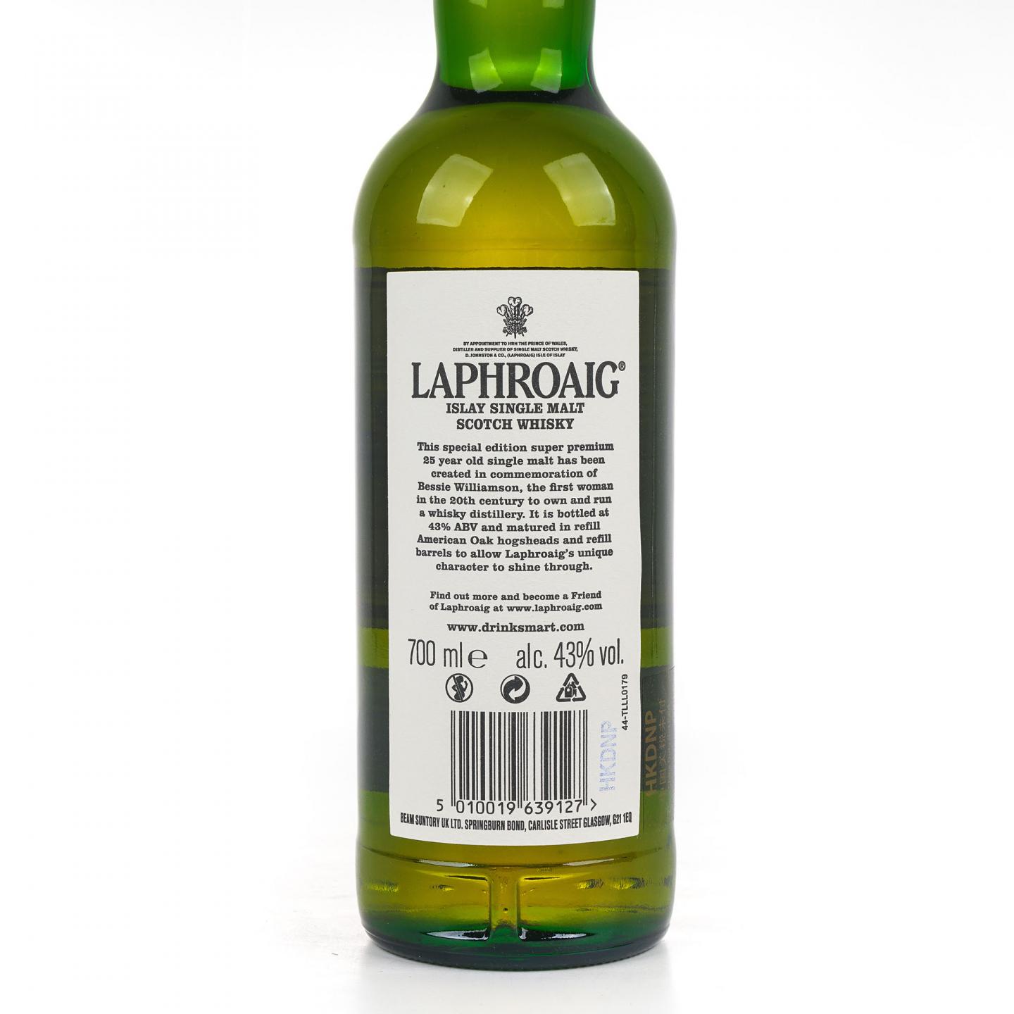 Laphroaig 拉弗格 25年 The Bessie Williamson Story