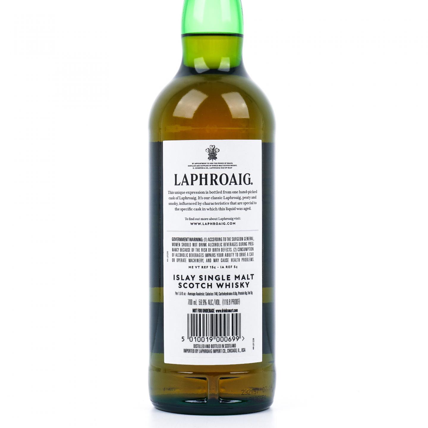 Laphroaig 拉弗格 雪莉单桶#807523 59.9%